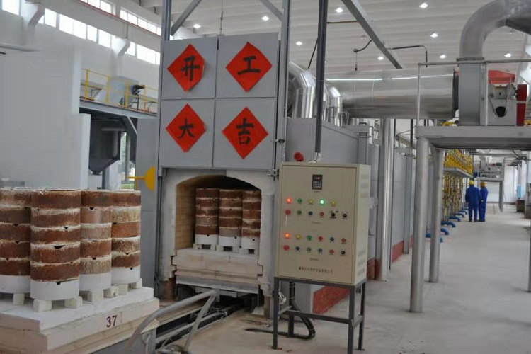 热烈庆祝湖南威廉希尔特瓷年产2400吨氧化铝煅烧窑燃烧运行