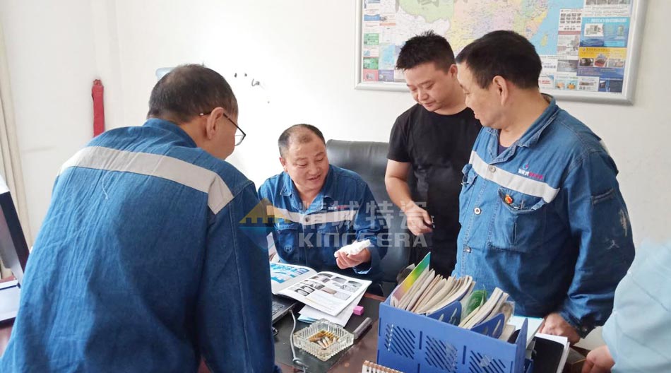 威廉希尔特瓷赴四川某水泥厂现场勘探以及手艺交流