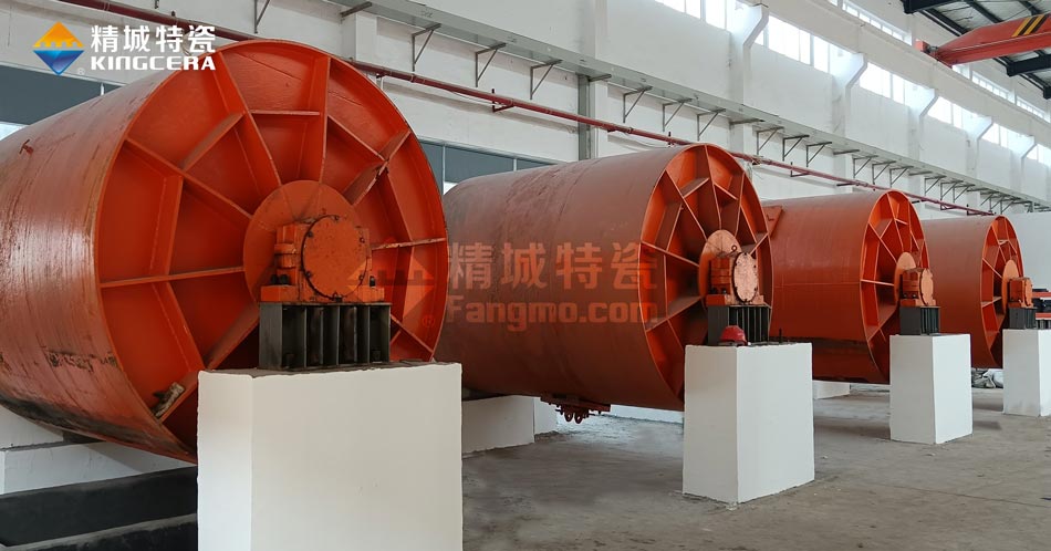 威廉希尔特瓷新扩建中的5吨球磨机生产线