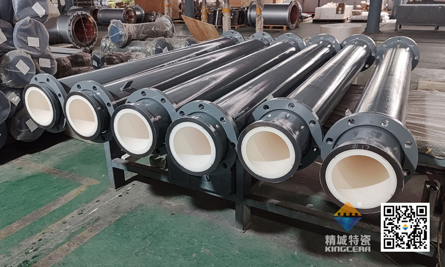 湖南威廉希尔耐磨陶瓷一体管道
