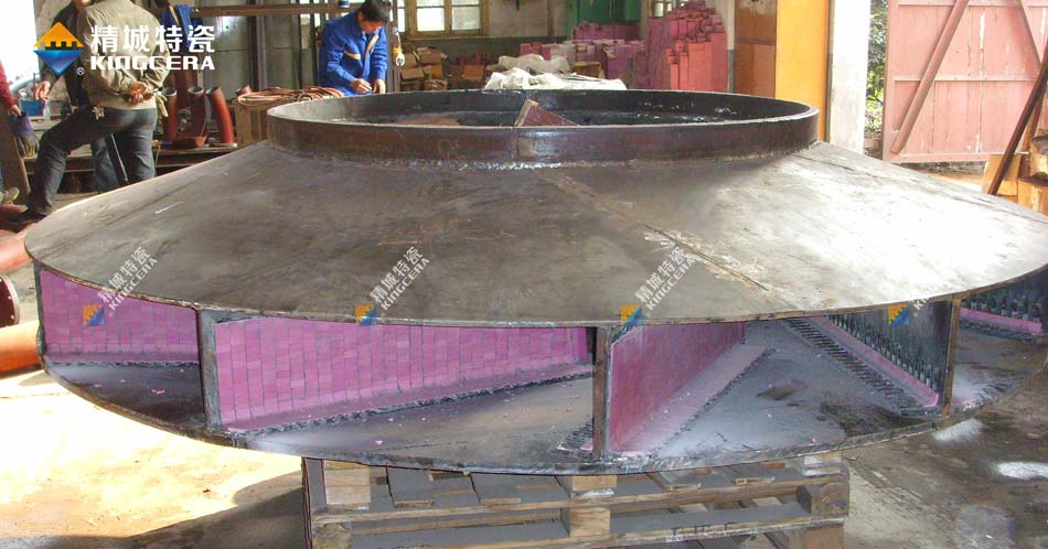 湖南威廉希尔耐磨陶瓷风机叶轮|陶瓷风机叶片|陶瓷风机
